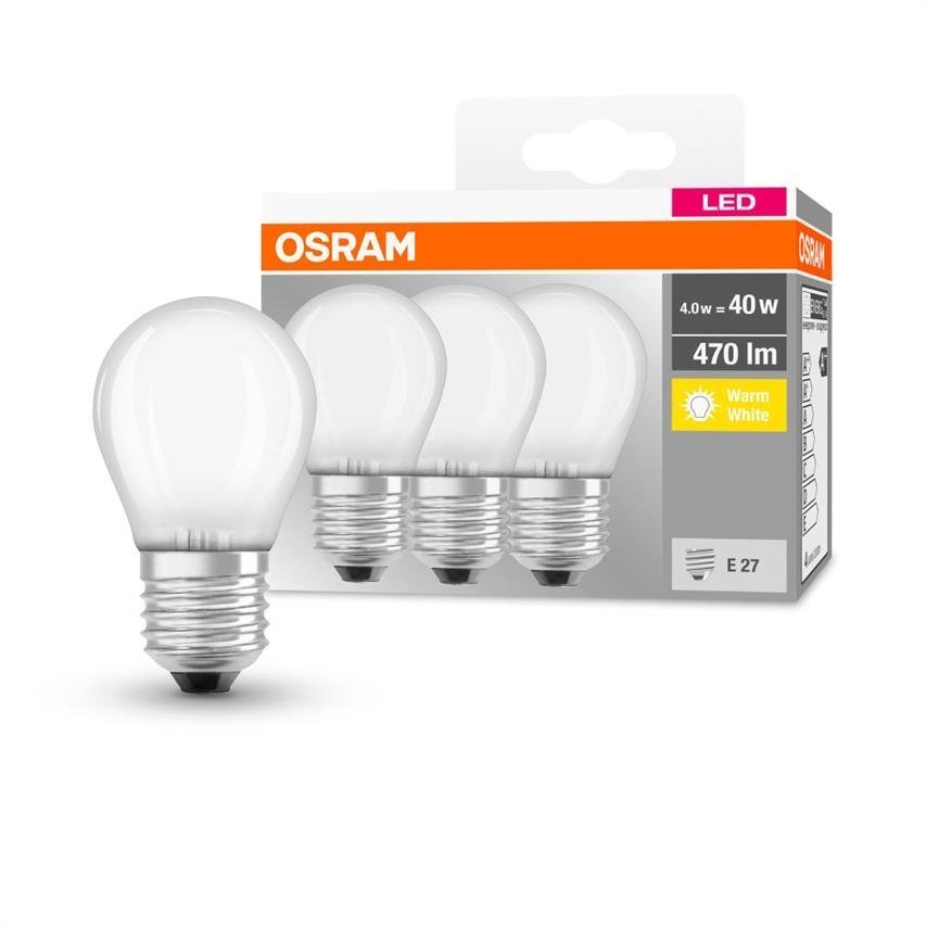 Osram Classic P 4W E27 470lm 3 szt 4058075113022