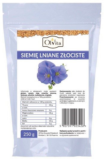 Vita Ol Siemię lniane złociste 250g