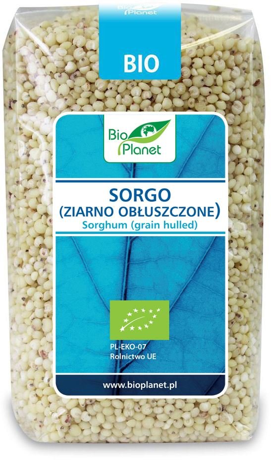 BIO PLANET BIO PLANET Sorgo (ziarno obłuszczone) BIO 500g 11BIPBIPSR3