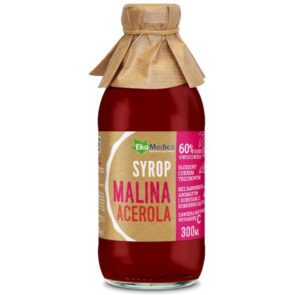 EkaMedica MALINA ACEROLA Syrop 300 ml 3524021