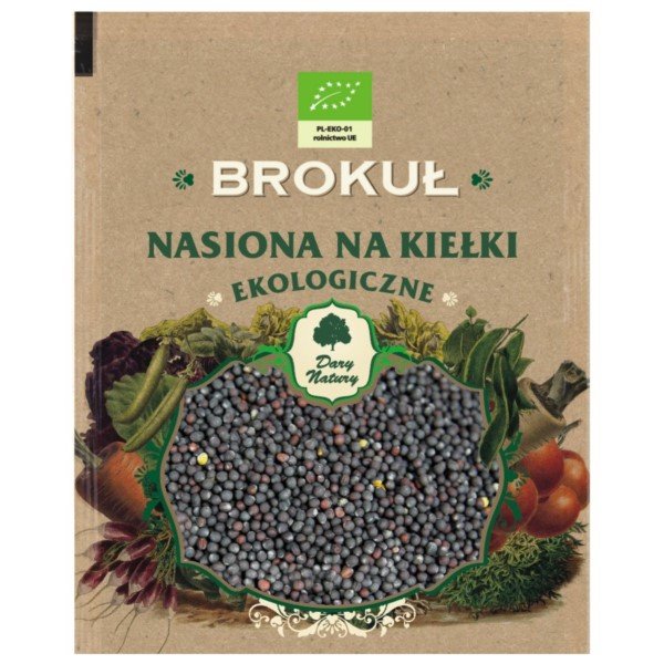 Dary Natury inne BIO NASIONA BROKUŁU BIO NA KIEŁKI 30 g -