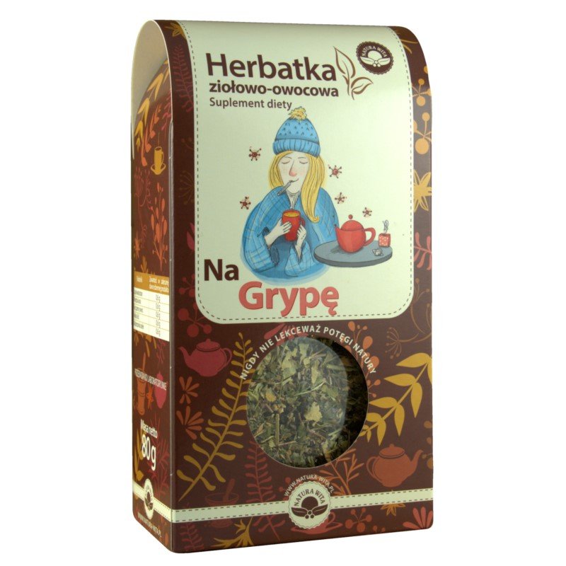 NATURA WITA NATURA WITA HERBATA ZIOŁOWO-OWOCOWA NA GRYPĘ 80G
