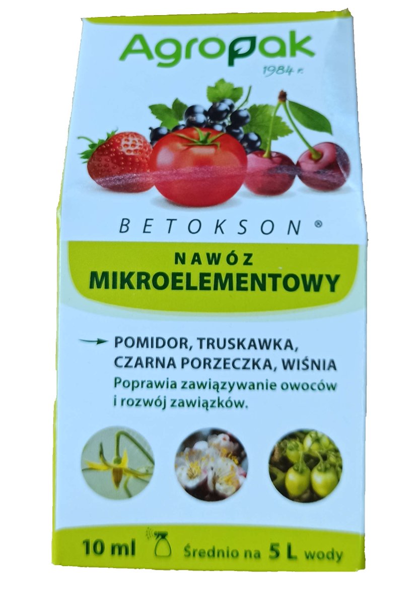 Betokson aktywator zawiązywania owoców 10 ml AGROPAK
