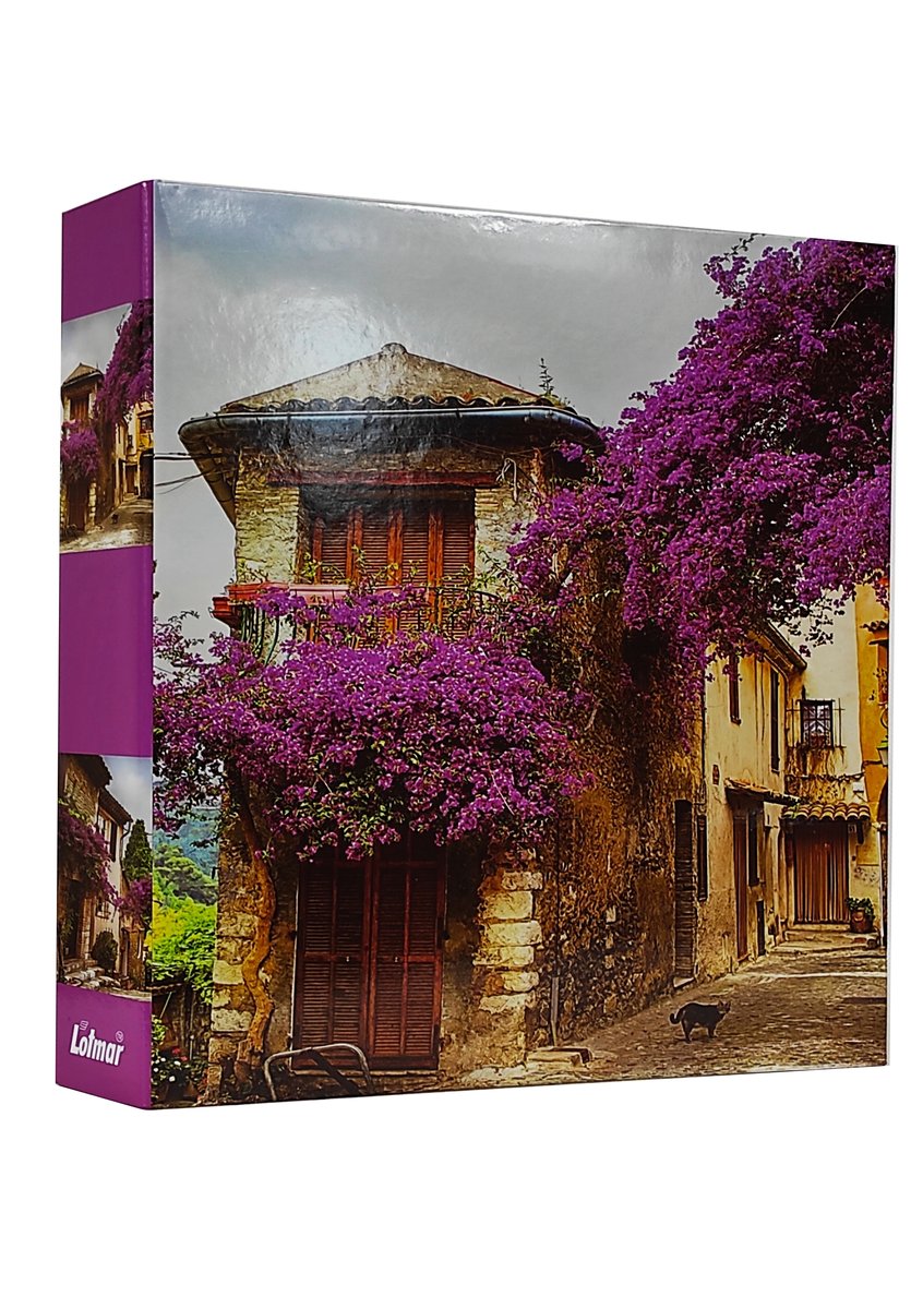 ALBUM samoprzylepny 50 kart/100 stron SEGREGATOR fioletowy