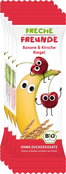Erdbar Baton Zbożowy Banan-Wiśnia 4x23g - ERD6969