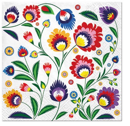 PAW DECOR COLLECTION Serwetki POLISH FOLK PAW PAW DECOR COLLECTION