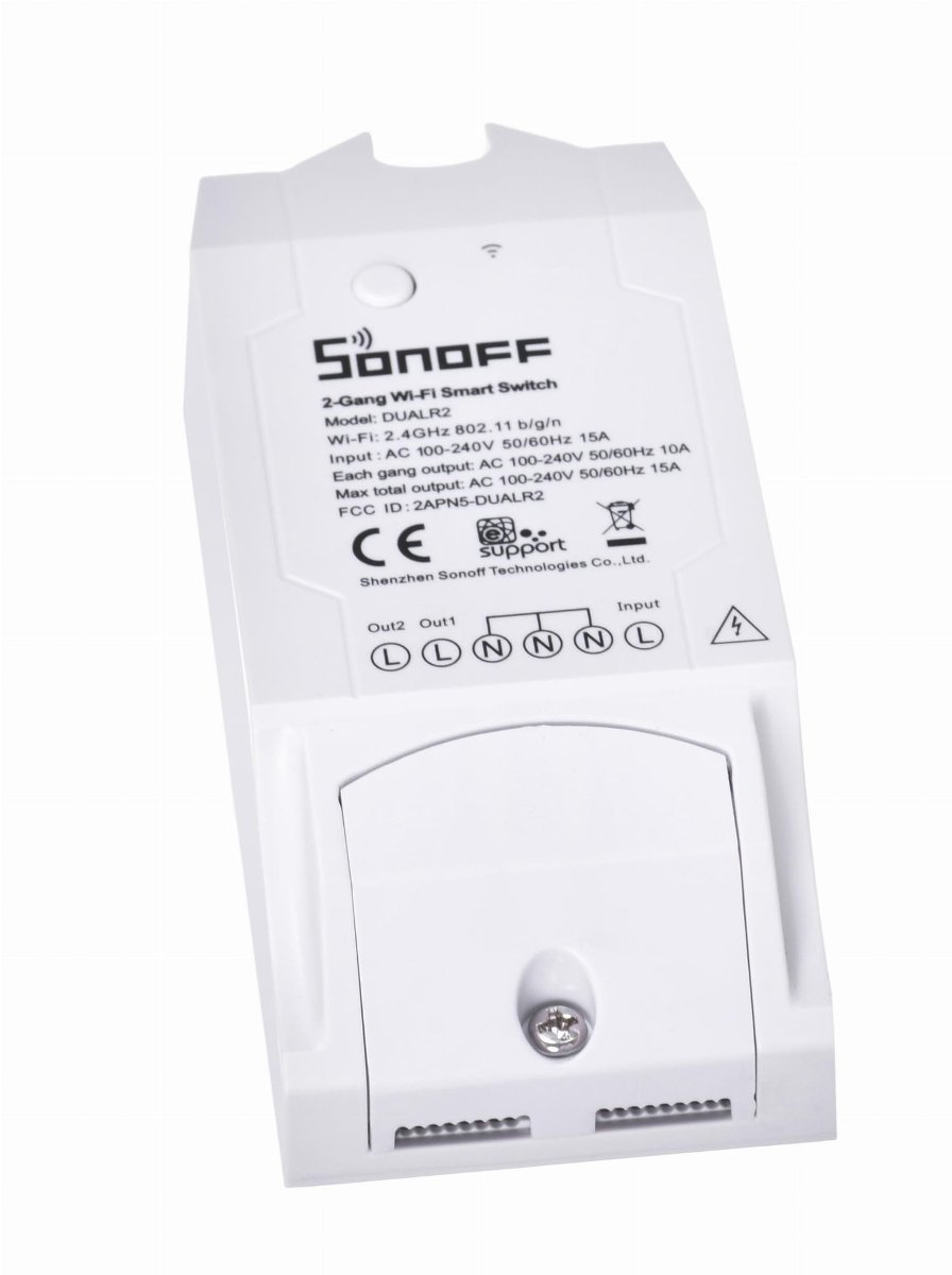 Sonoff Sonoff Dual R2 - 2x przekaźnik 230V - przełącznik WiFi Android / iOS ALT-16201