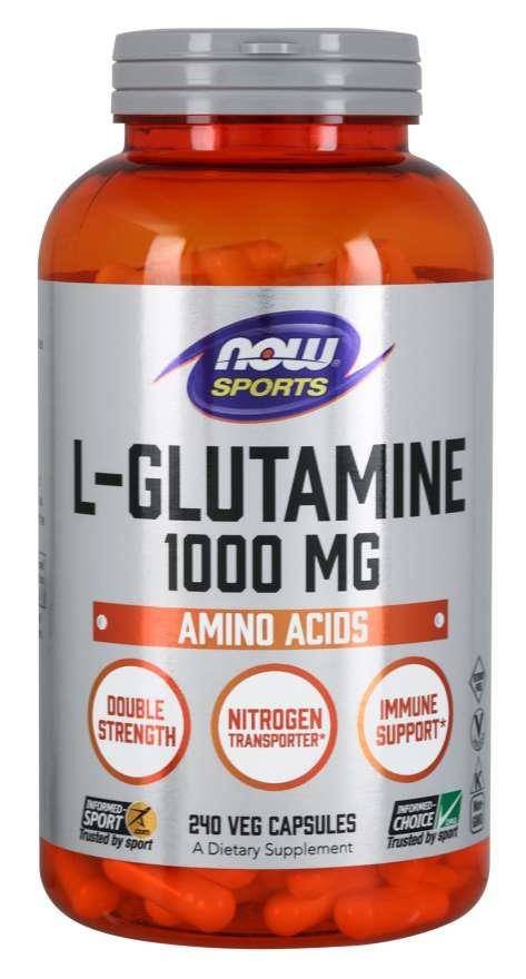 Now Sports L-Glutamina 1000 mg (240 kaps.)