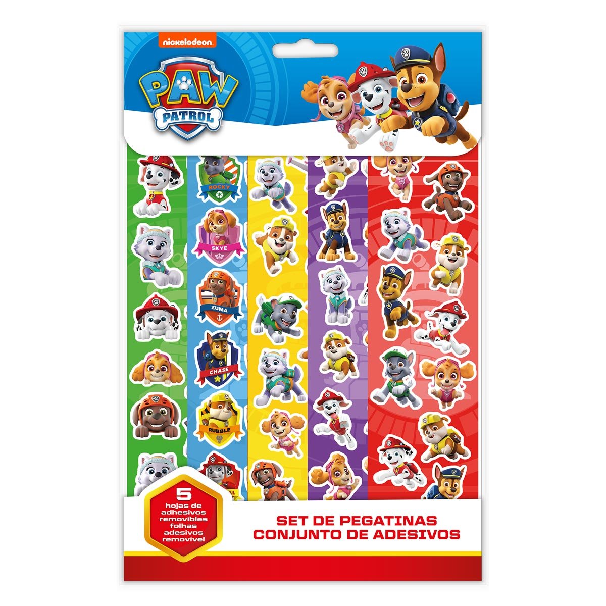 Psi Patrol Naklejki Paw Patrol 58 szt.