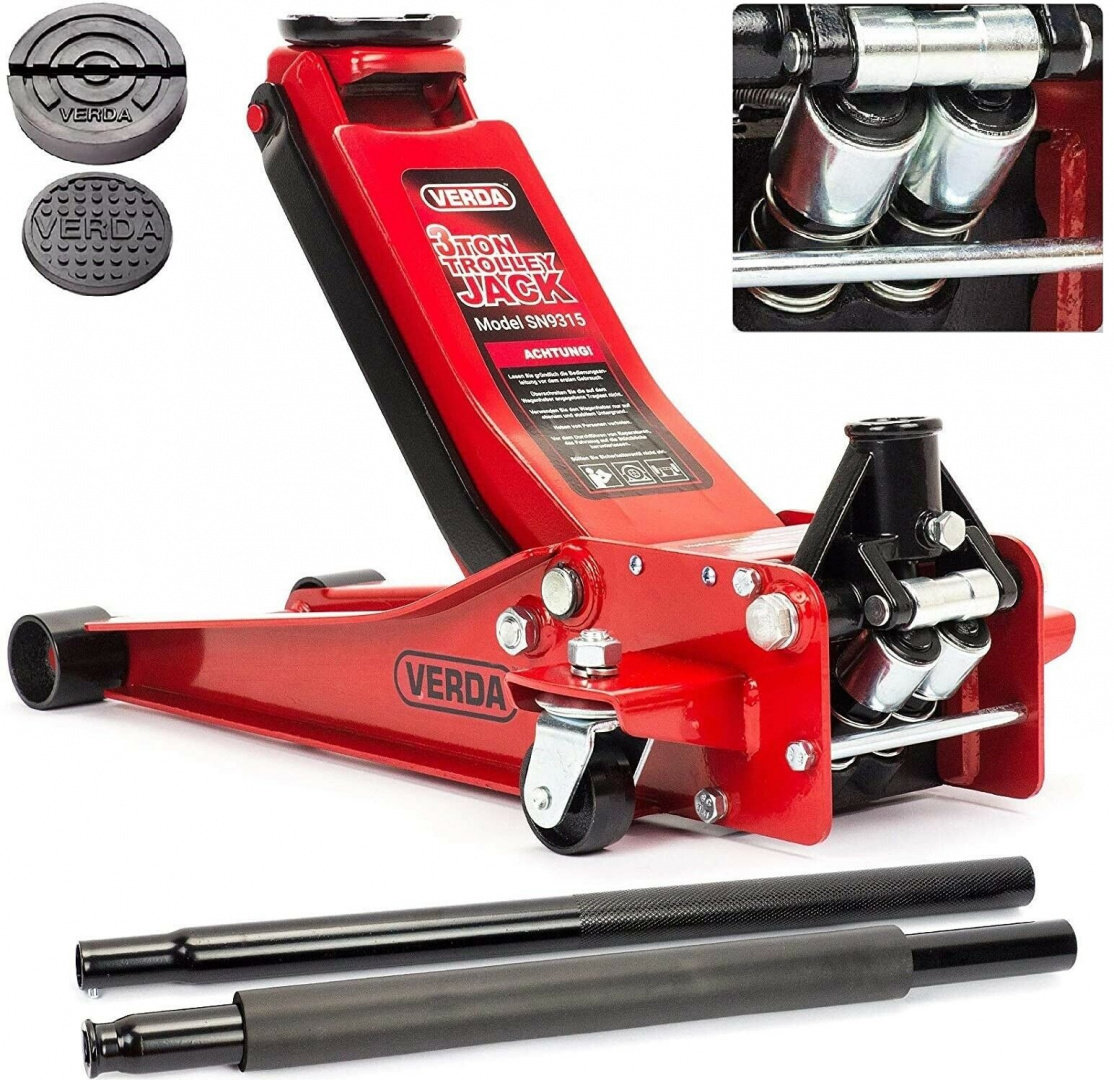 Verda Podnośnik Hydrauliczny Niskoprofilowy 3T SN9315