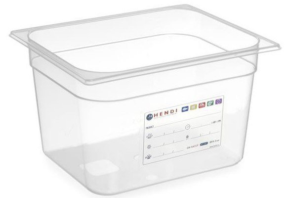 Hendi Pojemnik GN 1/2 200 mm, HACCP polipropylen | , 880159 HENDI-880159