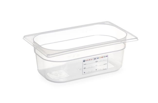 Hendi Pojemnik GN 1/4 100 mm, HACCP polipropylen | , 880371 HENDI-880371