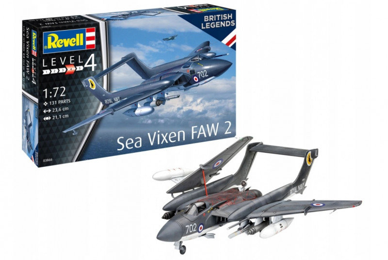 Revell De Havilland Sea Vixen FAW 2 - 70. rocznica 03866