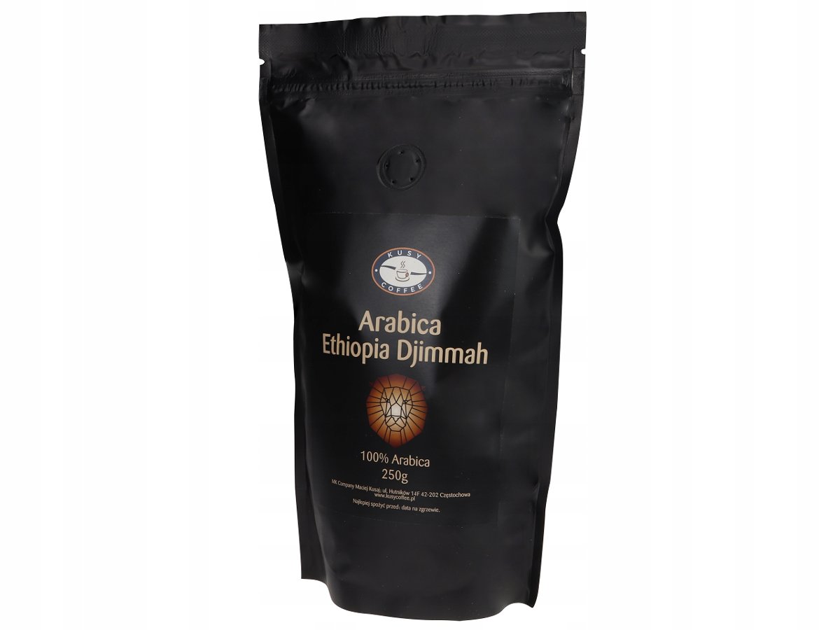 Kawa Ziarnista Etiopia Djimmah Świeżo Palona 250g