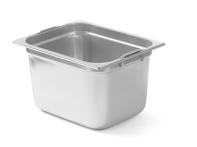 Hendi POJEMNIK GN 1/2 Z CHOWANYMI UCHWYTAMI - 325x265 mm - Hendi, 803400 803400