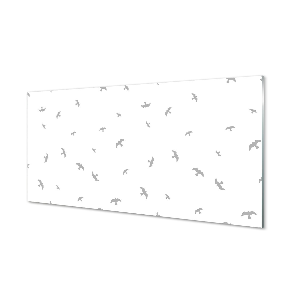 Ochronny panel do kuchni + klejSzare ptaki 120x60