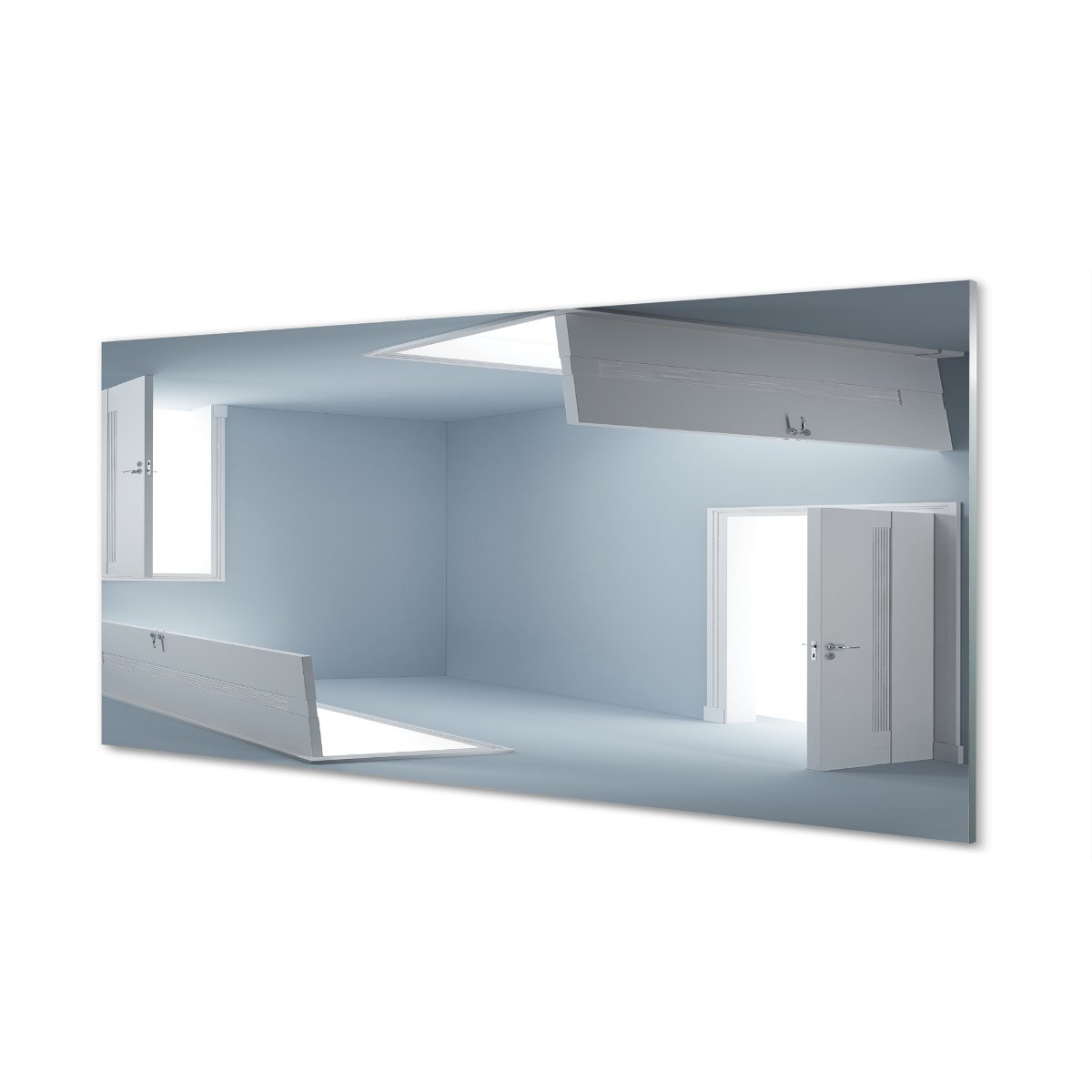 Nowoczesny lacobel z grafiką Drzwi 3d 120x60 cm