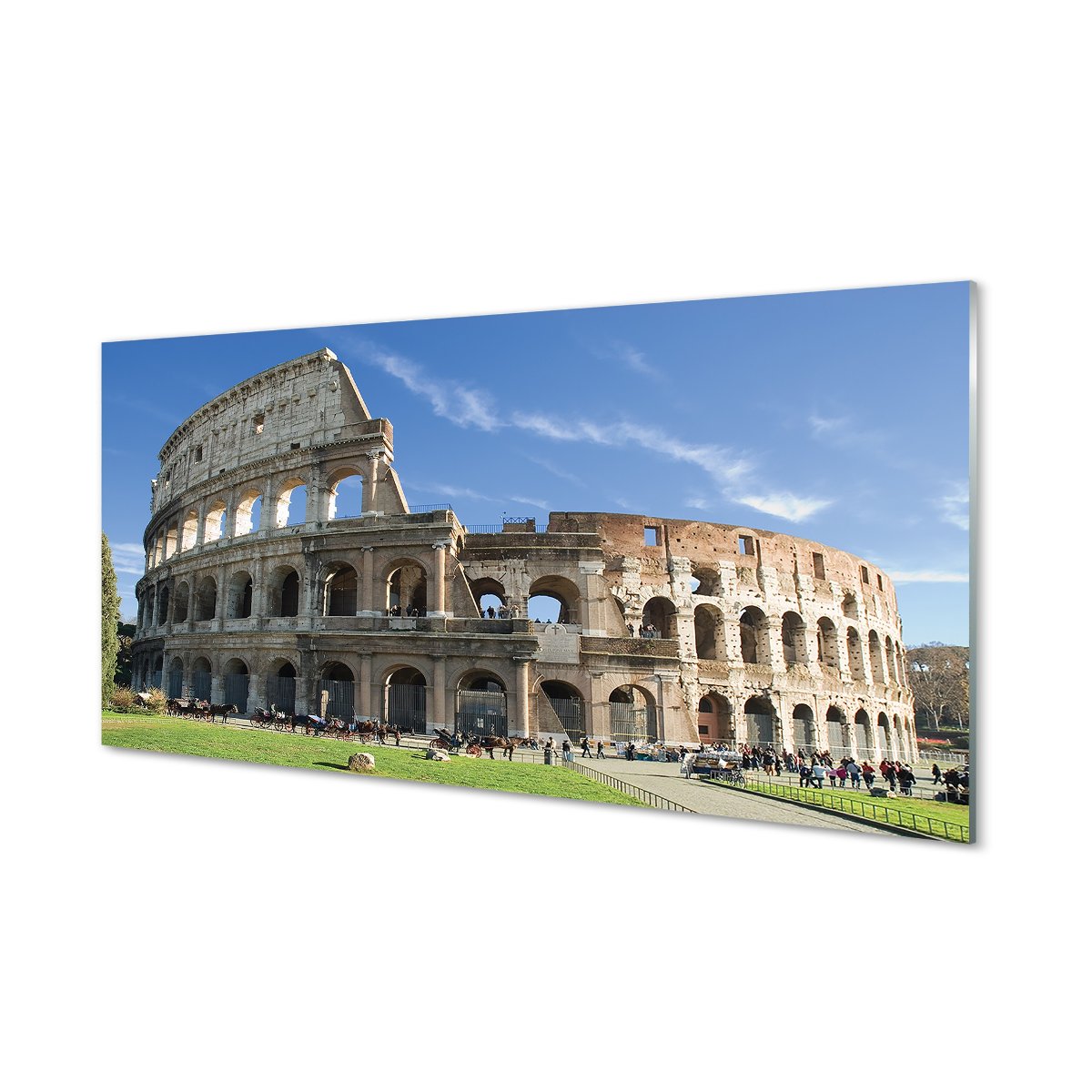 Panel szklany między szafki Rzym Koloseum 120x60