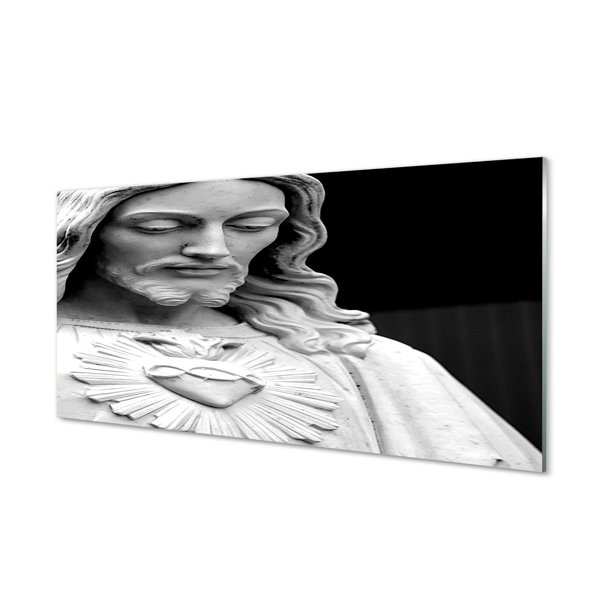 Płyta szklana z grafiką +klej Pomnik Jezusa 120x60