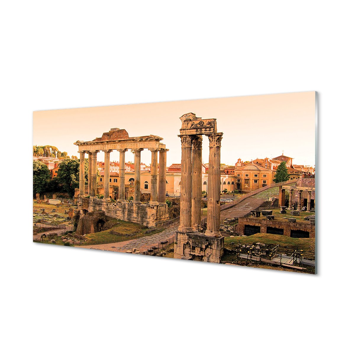 Panel szklany ścienny Rzym Forum Romanum 120x60 cm