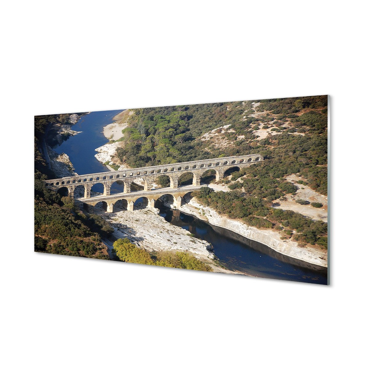 Lacobel pod szafkę Rzym Akwedukty rzeka 120x60 cm