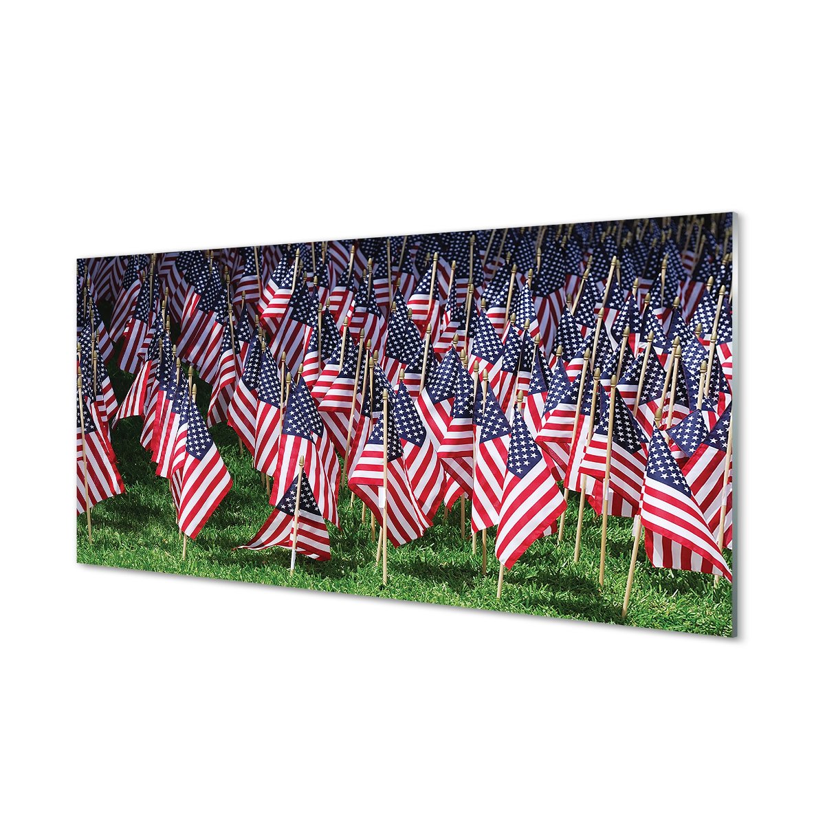Panel ścienny Flagi stany zjednoczone 120x60 cm
