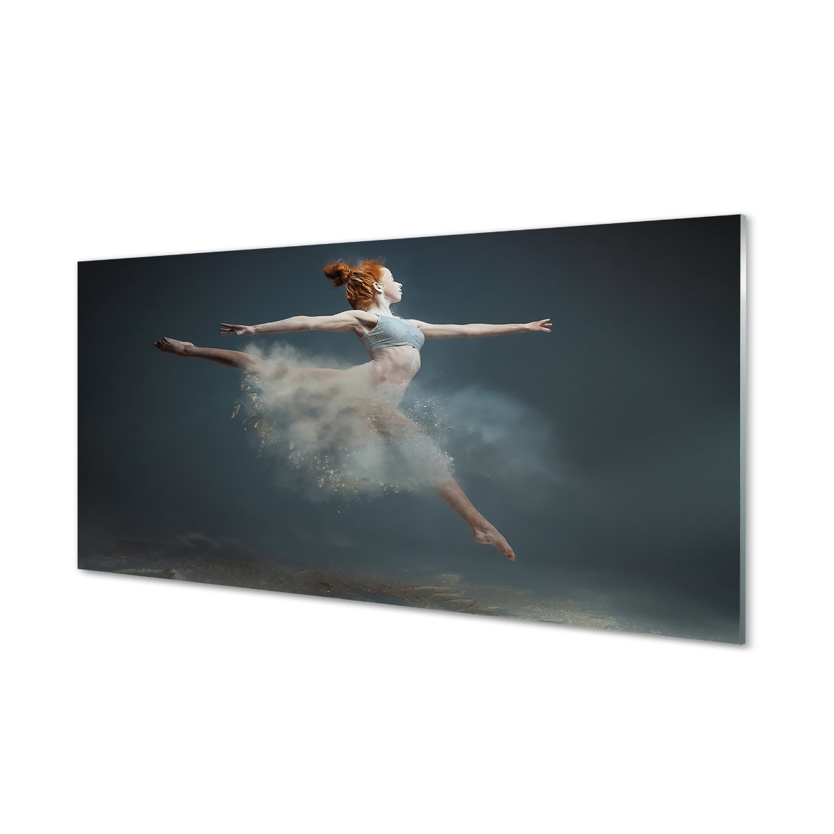 Panel szklany do kuchni +klej Baletnica dym 120x60