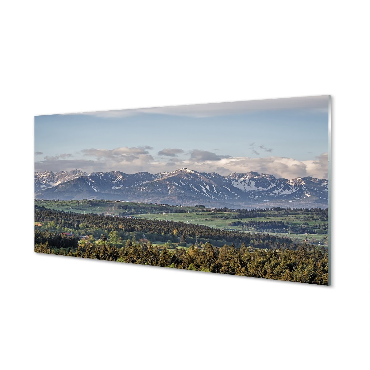 Ochronny panel kuchenny między meble Góry 120x60