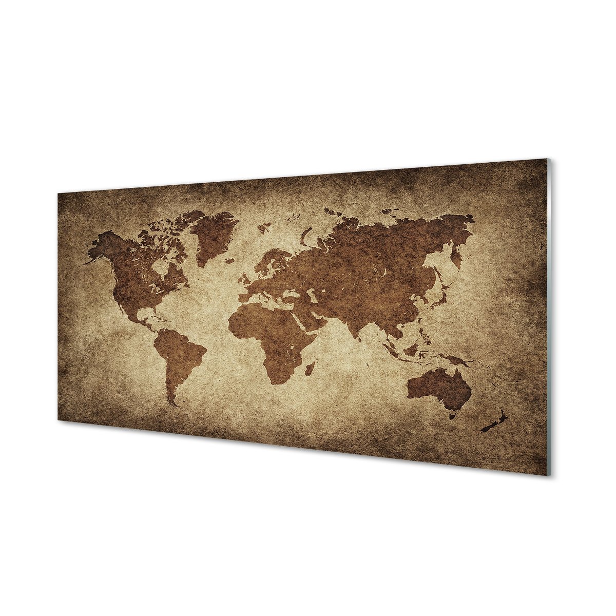 Płyta szklana do kuchni + klej Szara mapa 120x60