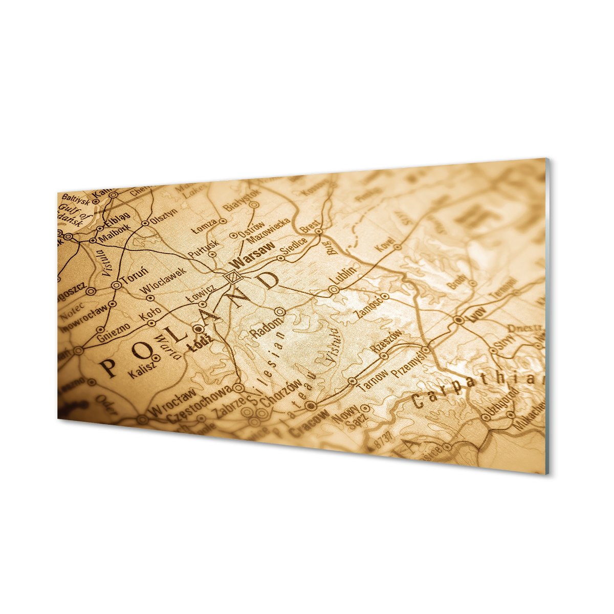 Ochronny panel do kuchni + klejMapa polski 120x60