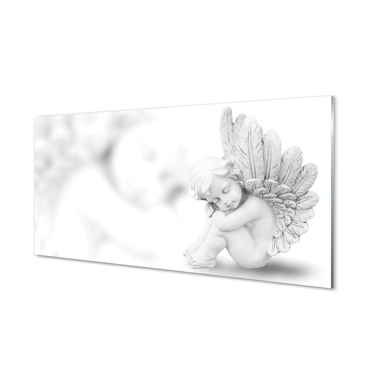 Nowoczesny panel szklany Śpiący anioł 120x60 cm