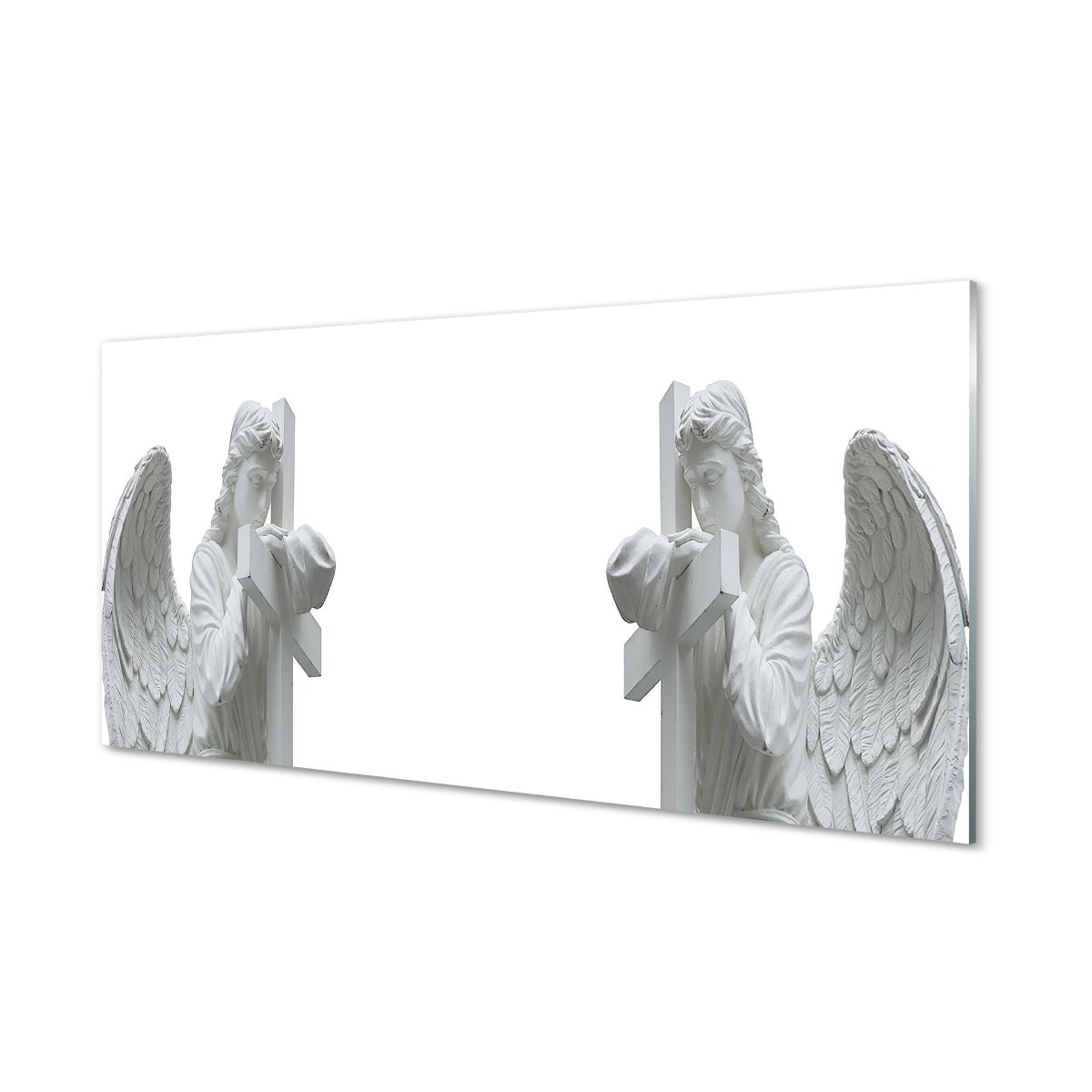 Nowoczesny panel szklany Modlitwa anioły 120x60 cm