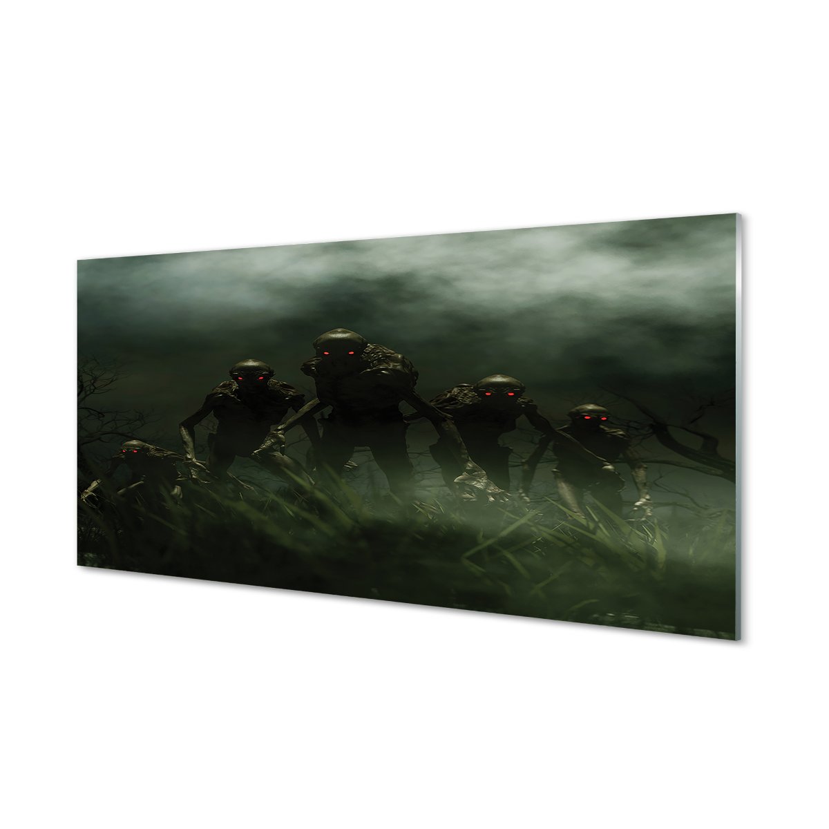 Panel szklany dekor do kuchni Zombie chmury 120x60