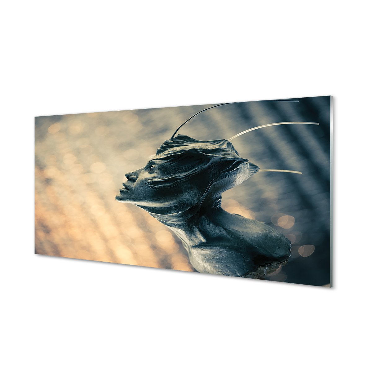Szklany panel kuchenny + klej Głowa postaci 120x60