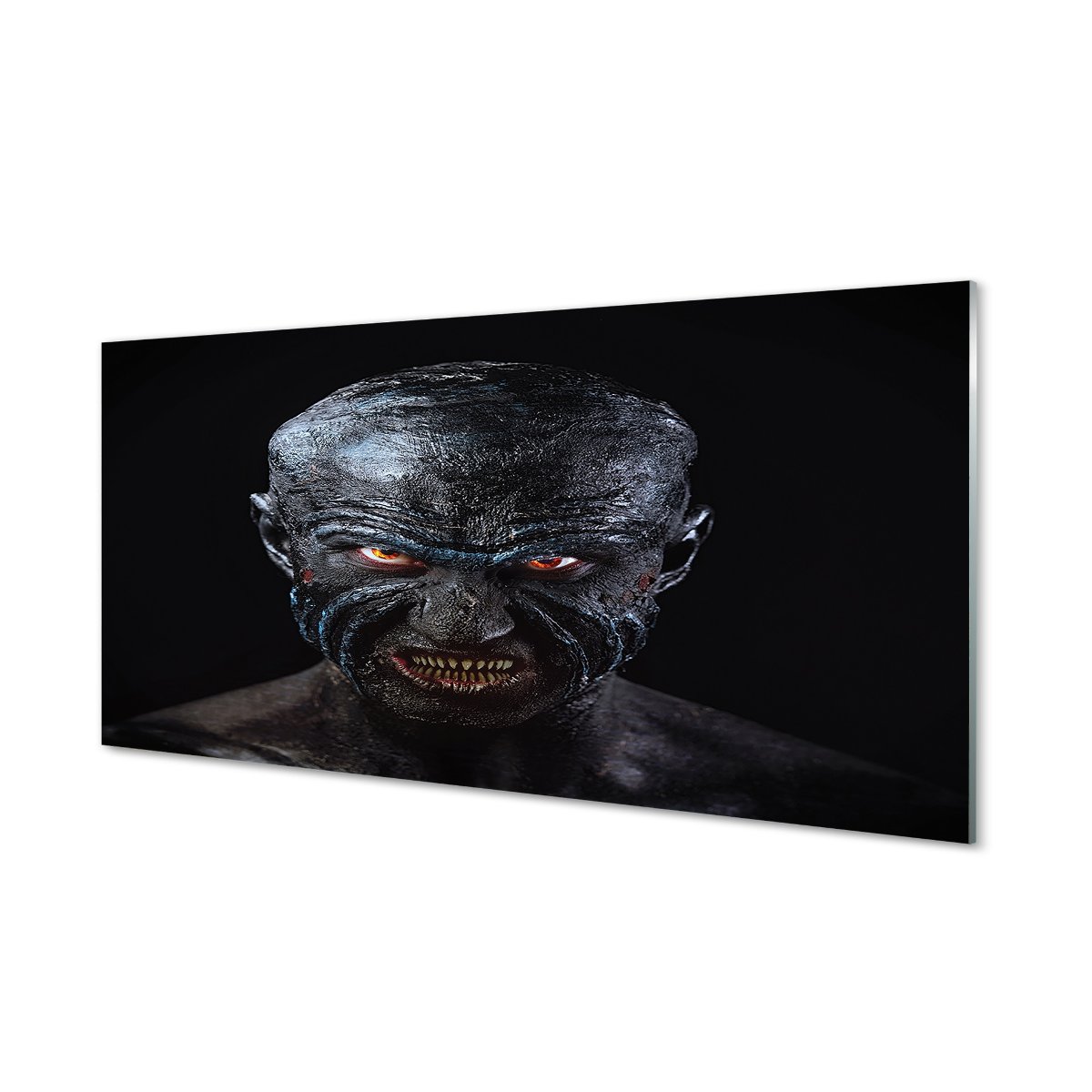 Szklany panel do kuchni Straszna postać 120x60 cm