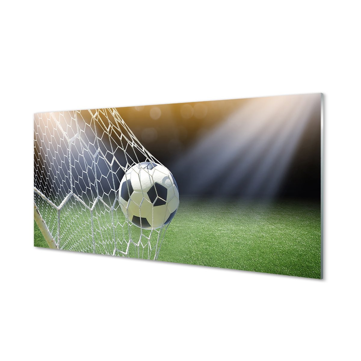 Szklany panel ochronny + klej Piłka stadion 120x60