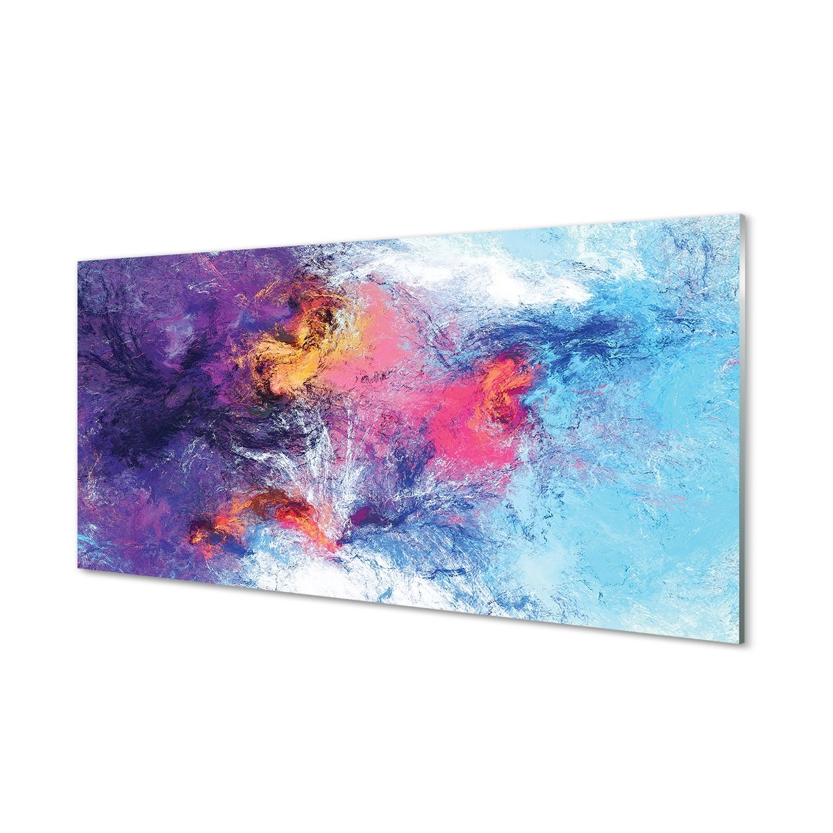 Panel między szafki  Kolorowy obraz mazy 120x60 cm