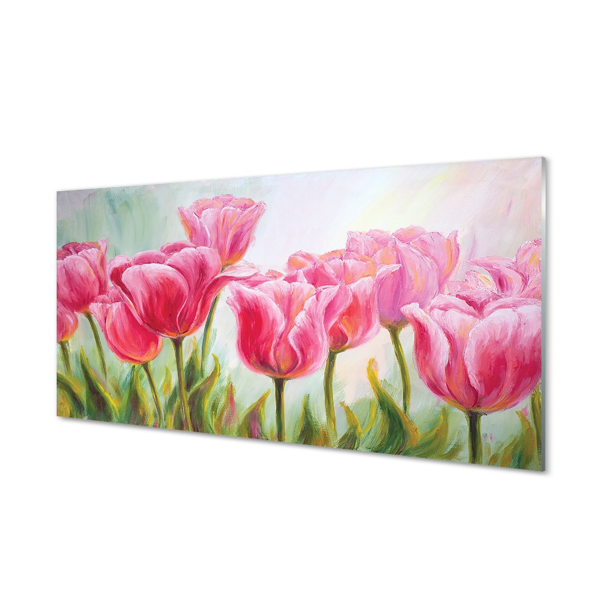 Kuchenny panel ochronny Tulipany obraz 120x60 cm