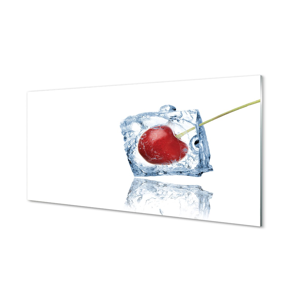 Panel ochronny do kuchni Kostka lodu wiśnia 120x60