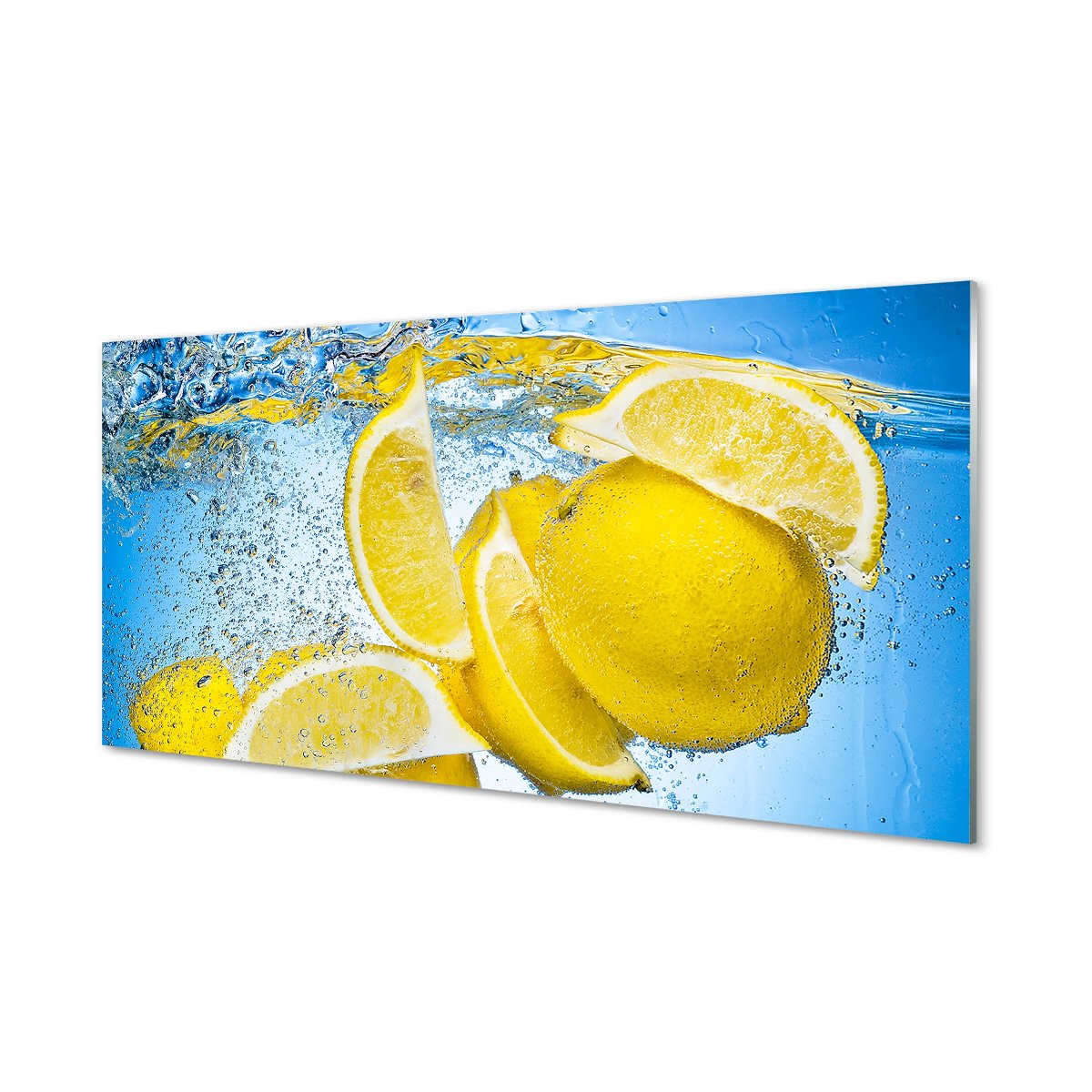 Ścienny panel dekoracyjny Cytryny w wodzie 120x60