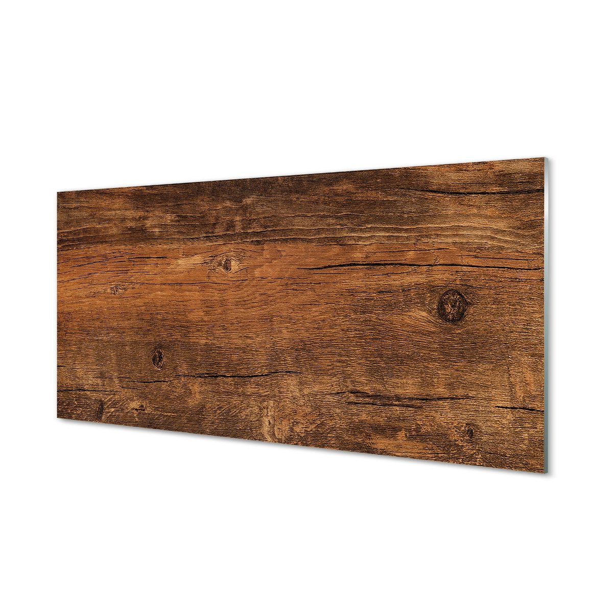 Panel szkło hartowane  Drewno słoje sęki 120x60 cm