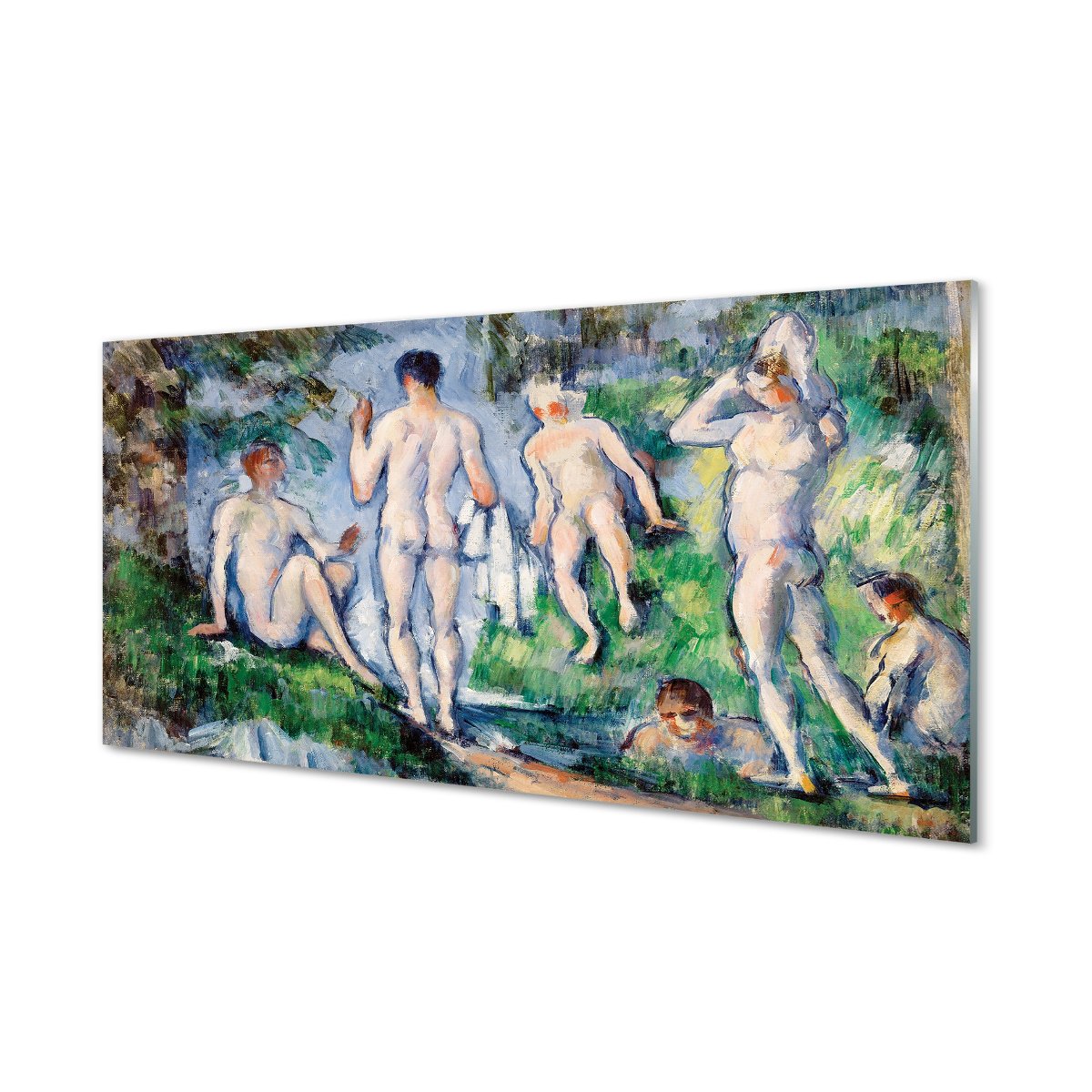 Szklany panel kuchenny + klej Sztuka nagość 120x60