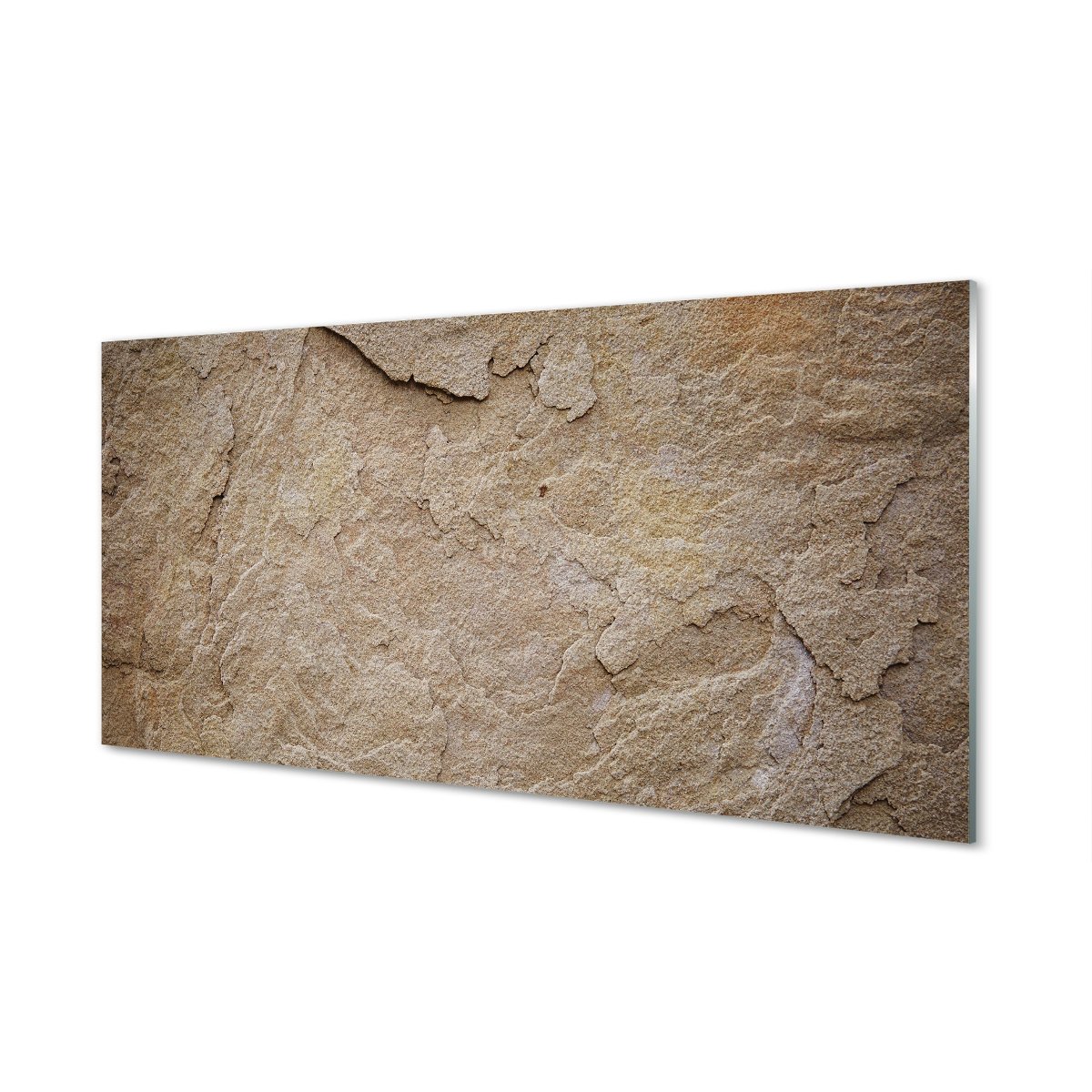 Kuchenny panel szklany Kamień struktura mur 120x60