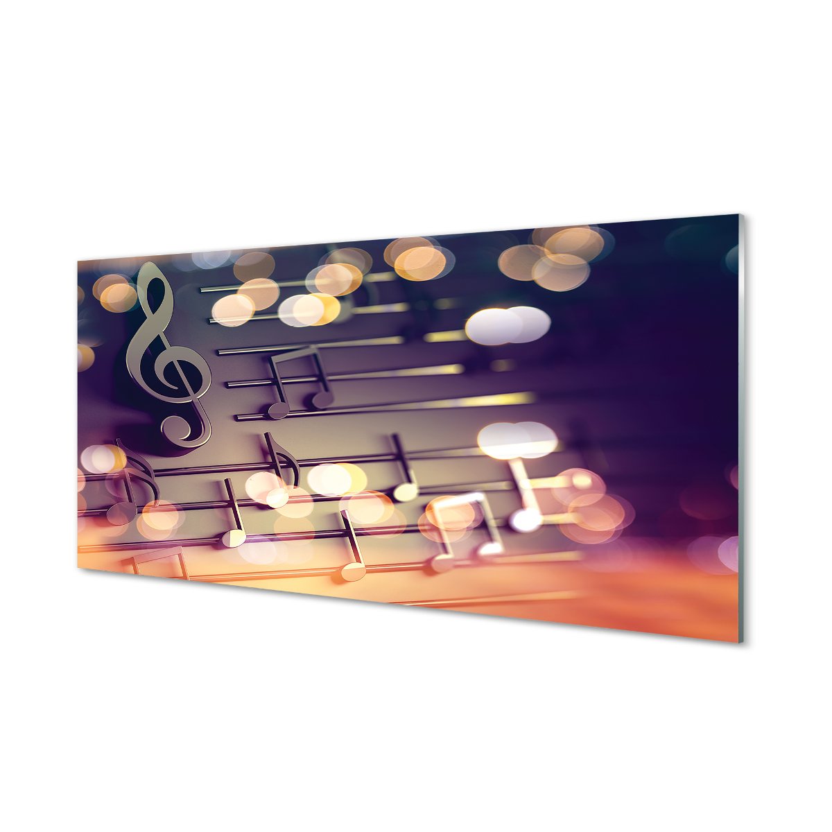 Ochronny panel do kuchni + klejCzarne nuty 120x60