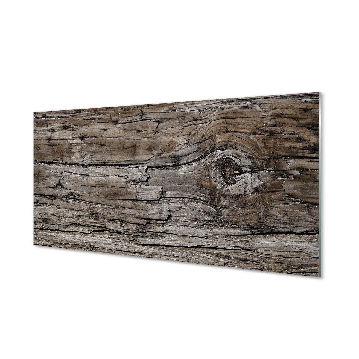 Szklany panel kuchenny Drewno sęki słoje 120x60 cm