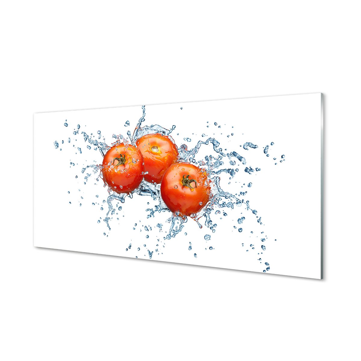 Nowoczesny panel kuchenny Pomidory woda 120x60 cm
