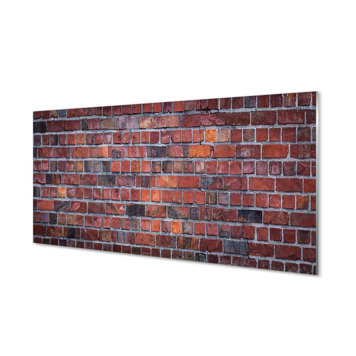 Nowoczesny panel szklany Cegła mur ściana 120x60