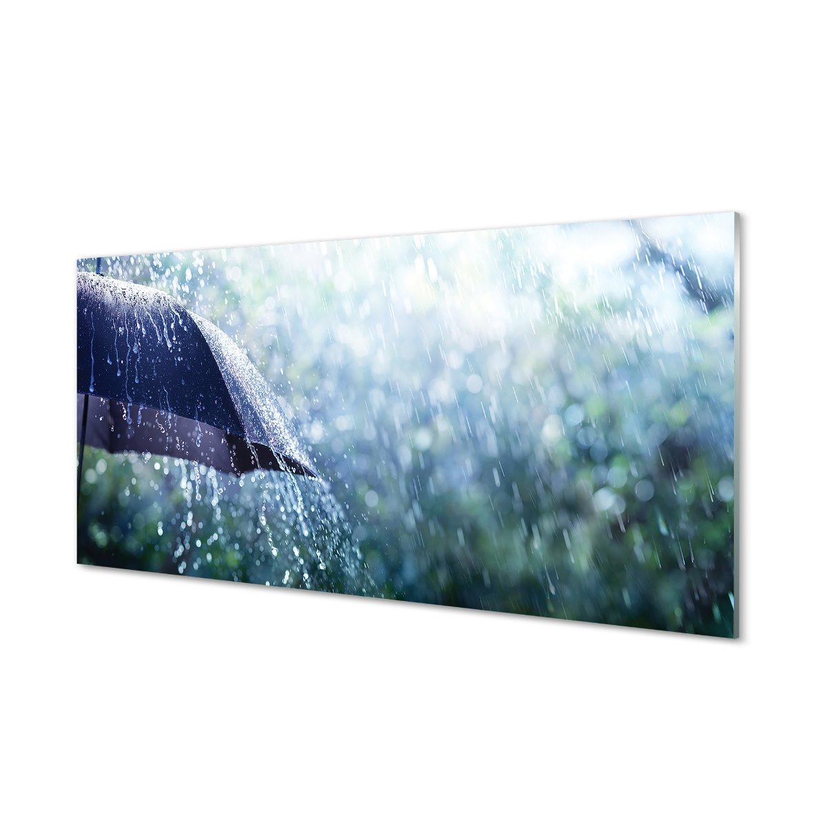 Ochronny panel dekor  Krople parasol deszcz 120x60