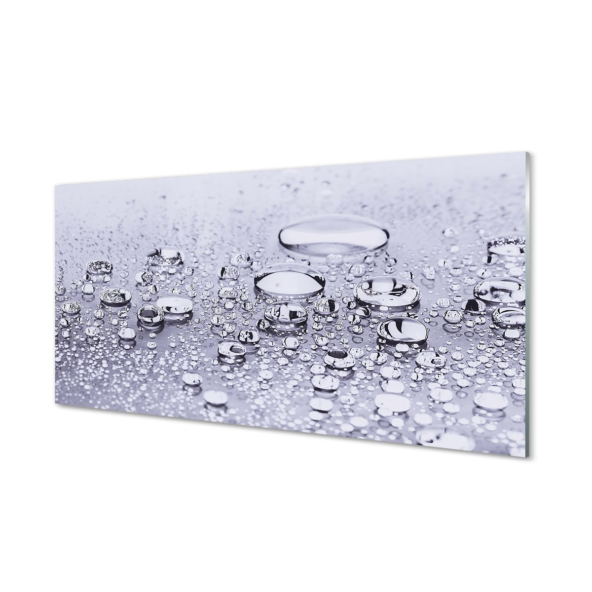 Panel szkło hartowane  Krople woda makro 120x60 cm