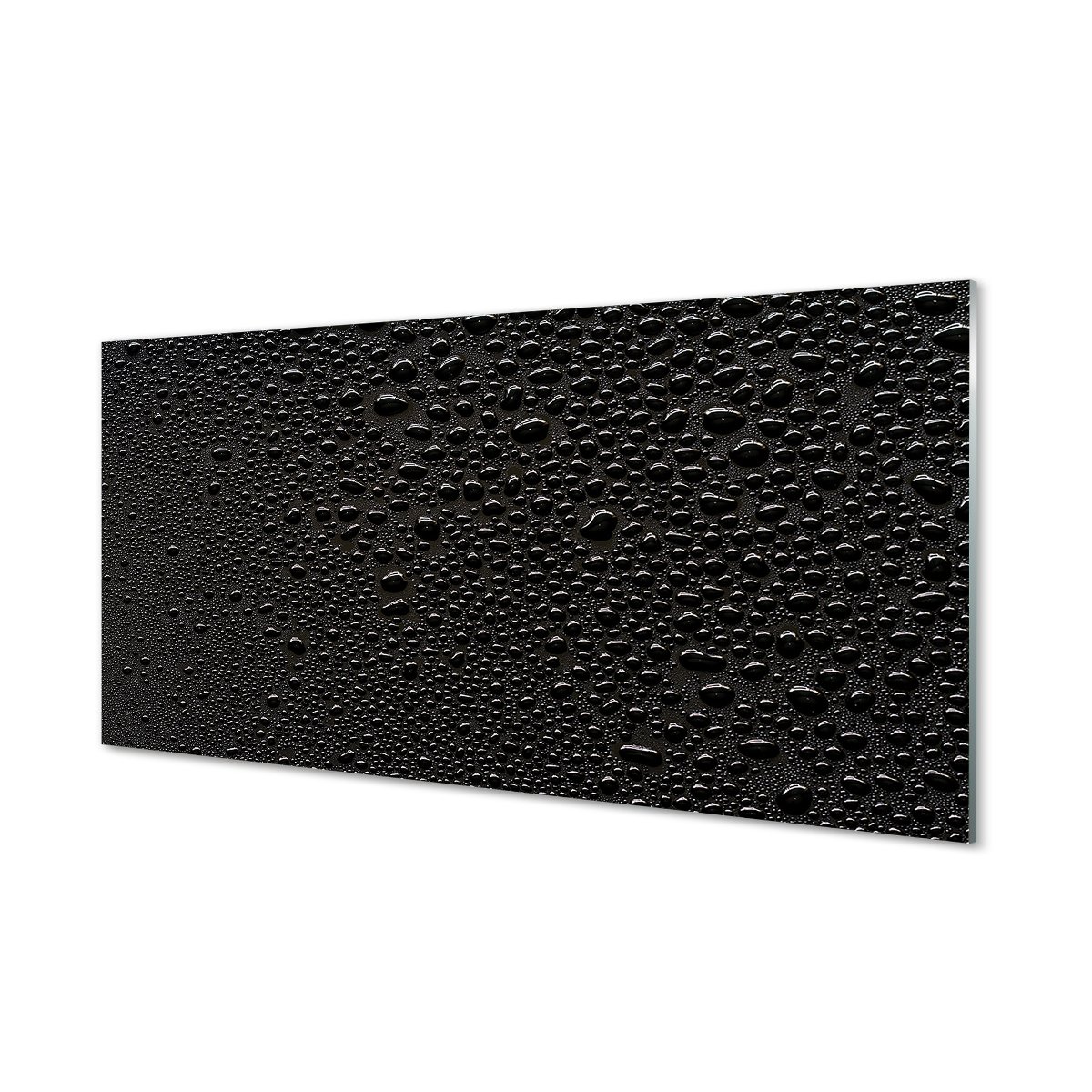 Panel szklany między meble Krople woda rosa 120x60